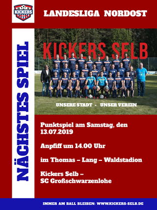kickers selb plakat 2019