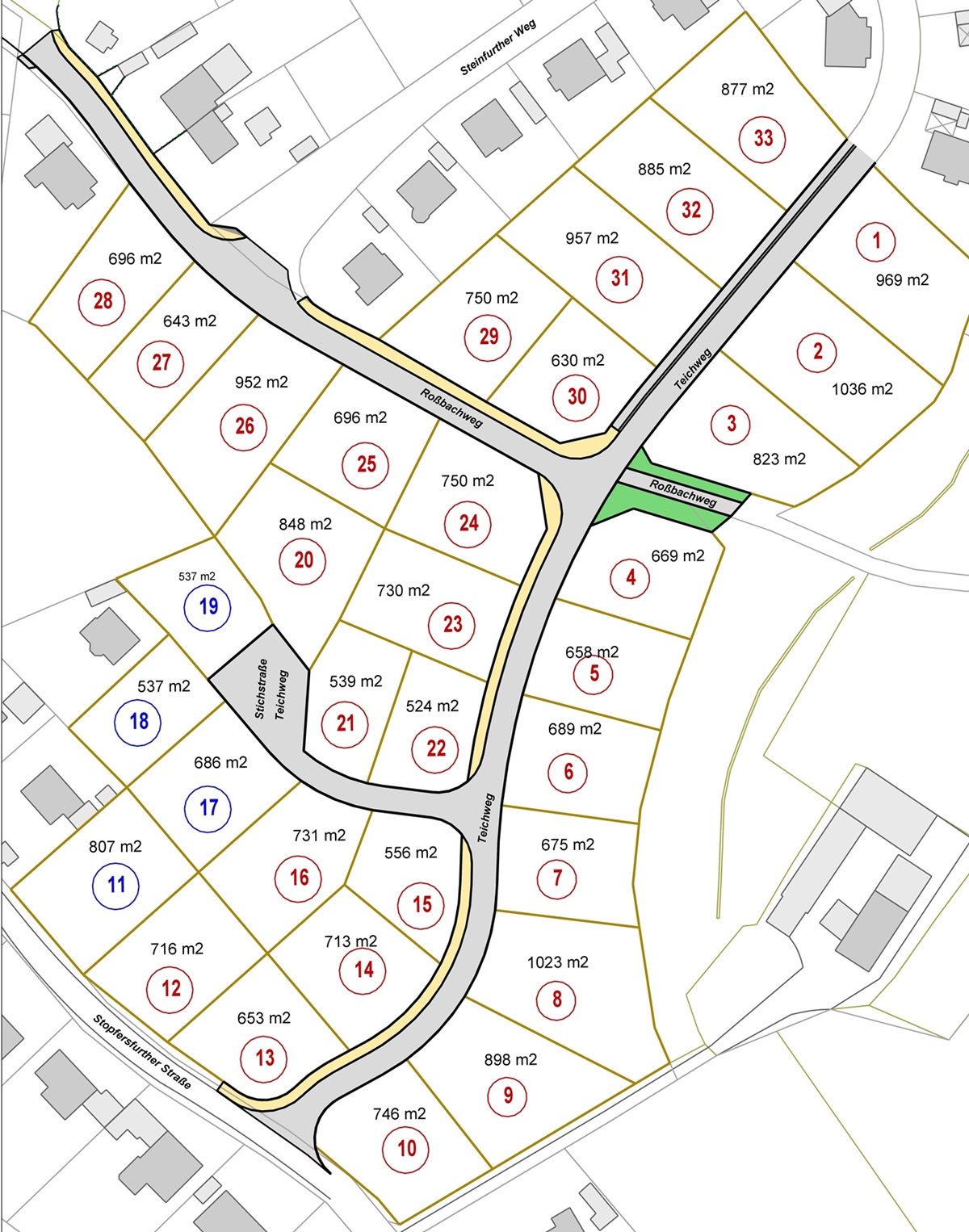 Parzellen Stopfersfurth