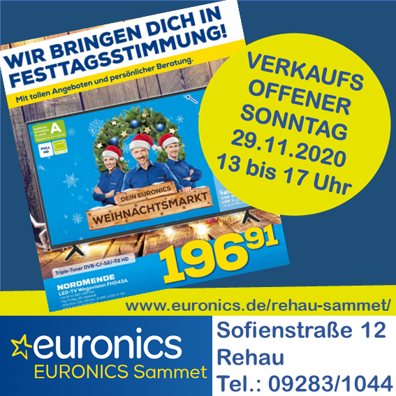 euronics sammet rehau 1120 selb live