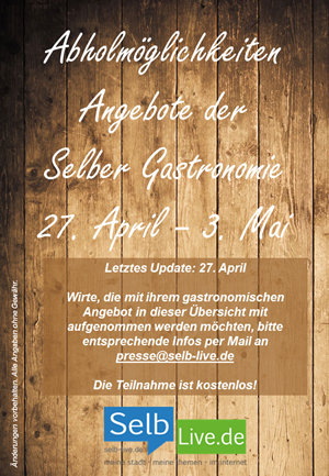 speisekarte selb 274