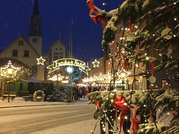 Eingang Weihnachtsmarkt