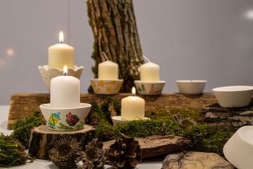 porzellanikon selb adventskranz 1121