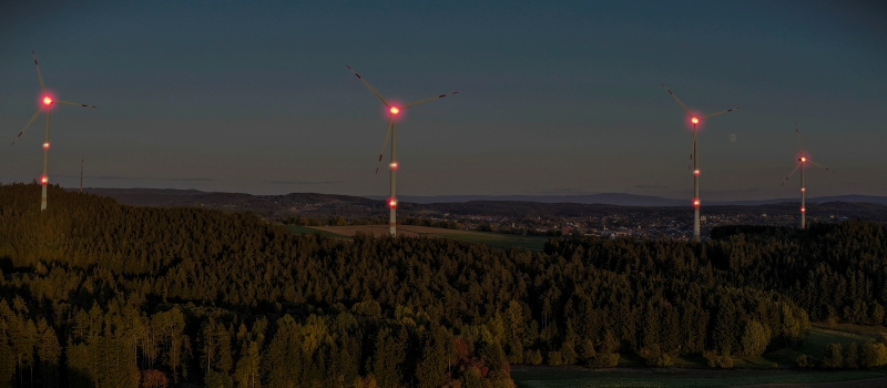 Windpark Vielitz Nachtbefeuerung 002