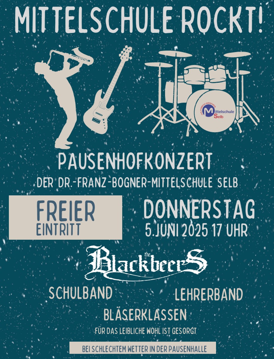 pausenhofkonzert mittelschule selb 2025