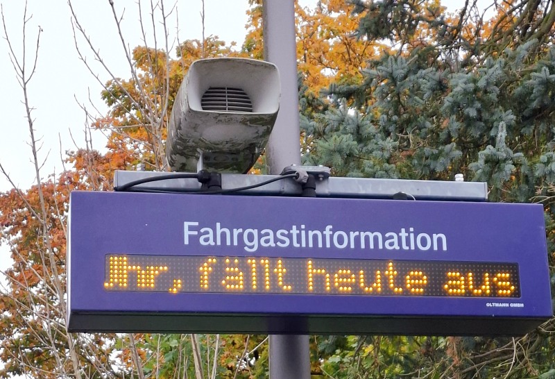 zugausfall selb 1125