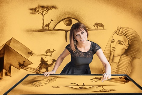 sandmalerei show selb rosenthal theater