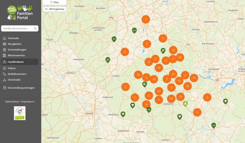 Familienkarte alndkreis wunsiedel